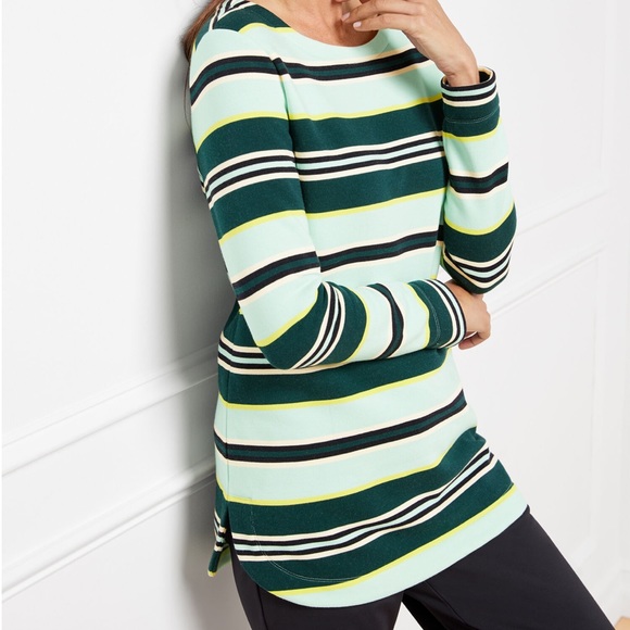Talbots Long Sleeve Striped Sweater | Women's S - Picture 2 of 7